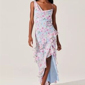 ASTR the Label Women’s Levina Asymmetric Maxi Dress